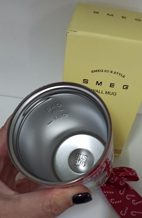 Smeg - Garrafa térmica / Mug - 240ml - Novo
