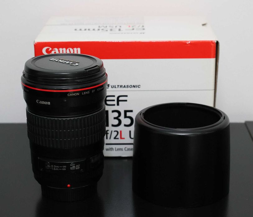 Objetiva Canon EF 135mm F2L USM (como nova)