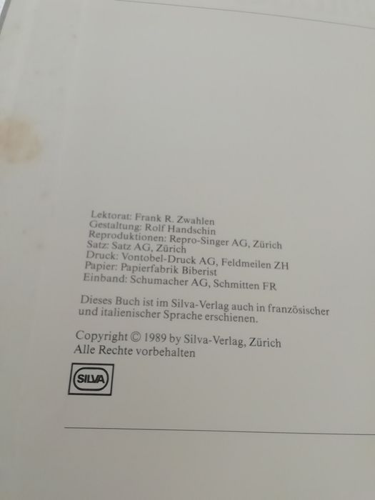 Silva-Salatbuch de 1989, usado