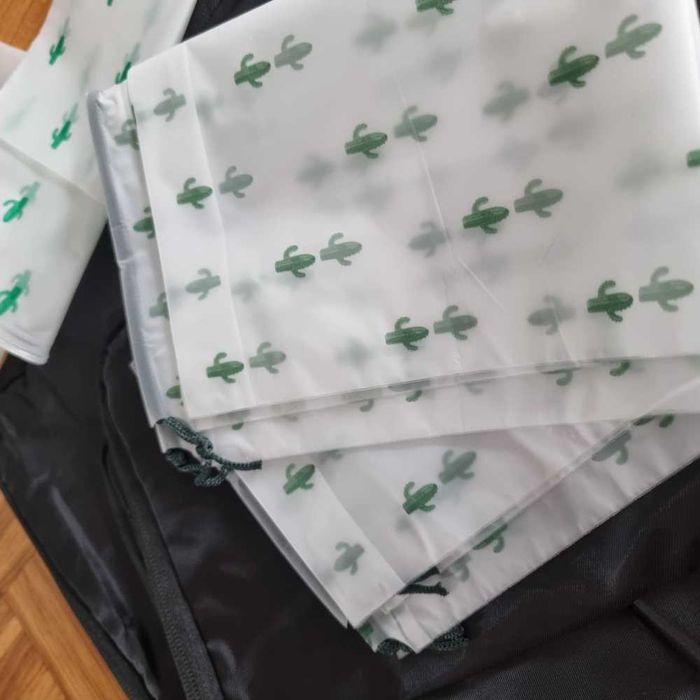 Zestaw 6 sztuk etui podróżne kompresyjne organizer do bagażu