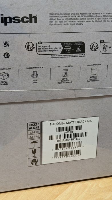Портативна акустика Klipsch The One Plus Matt Black