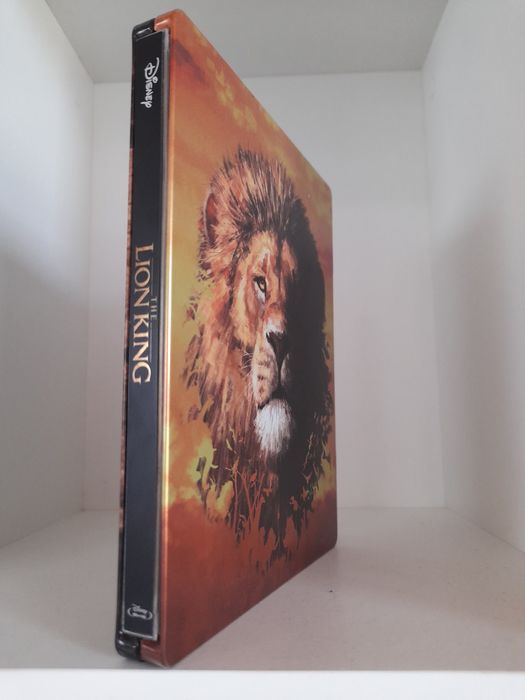 Rei Leão 2 discos, blu-ray + 3D em stellbook metálico