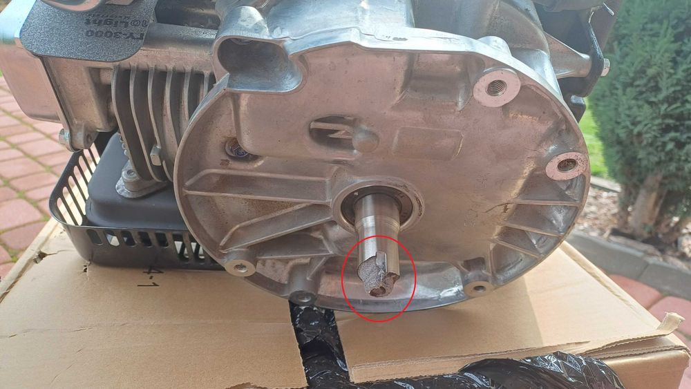 Silnik LONCIN 196CC uszkodzony