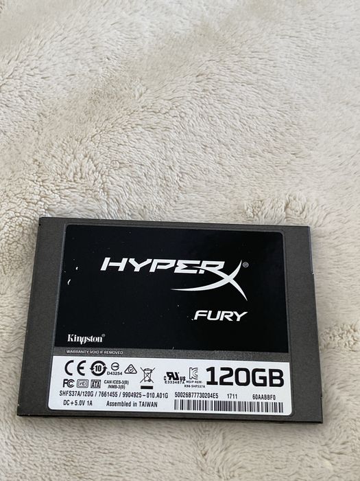 Vendo Disco SSD Kingston HYPERX  FURY- 120GB