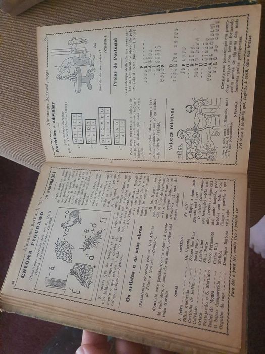 Almanaque Bertrand 1950 raro/reliquia