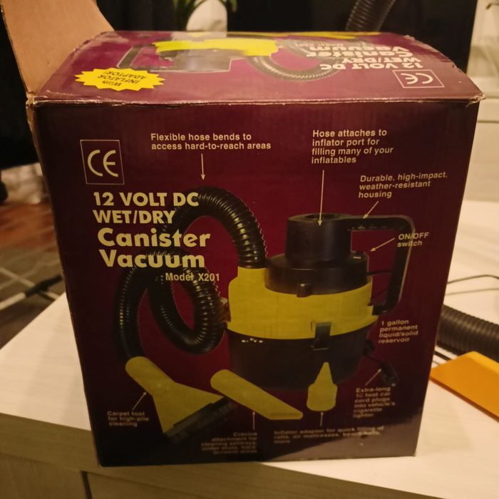Odkurzacz samochodowy carnister vacuum x201