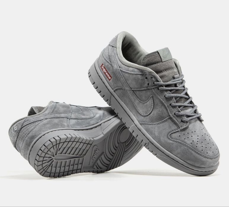 Nike SB Dunk Low x Supreme Grey