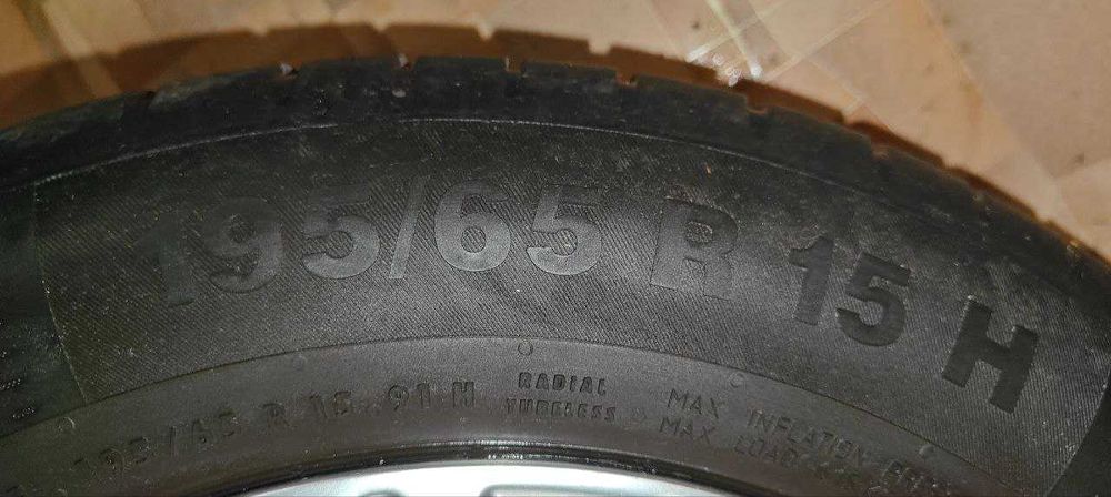 Шини Continental ContiEcoContact 3   195/65 R15 H Б/У літо, 2019р 4 шт