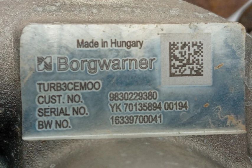 Turbo / compressor OPEL Corsa F