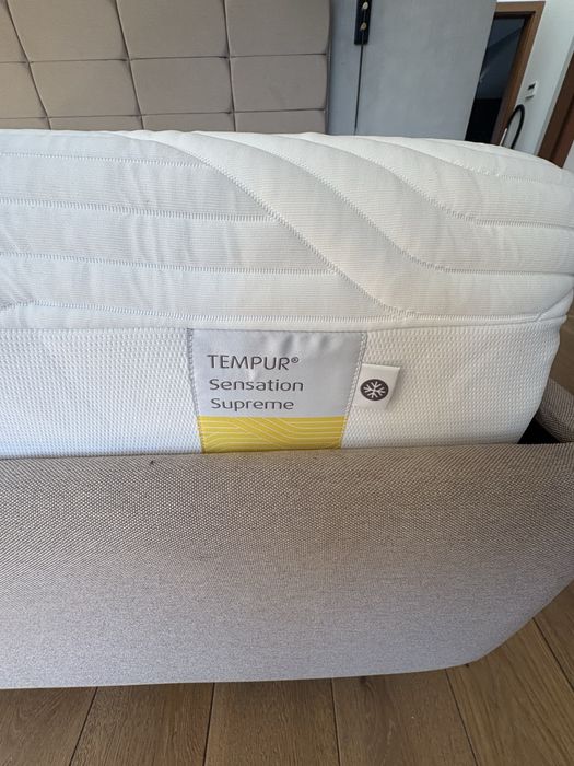Materac tempur 180*200 cm + rama lóżka