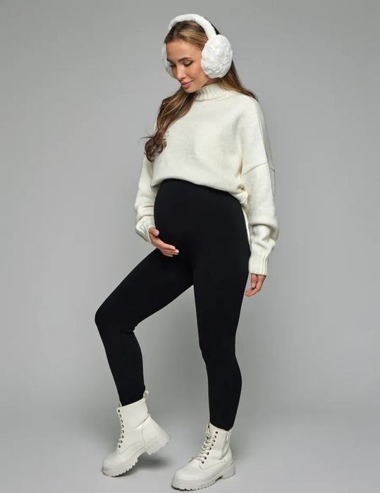 Лосини для вагітних на хутрі Леггинсы для беременных теплые на меху