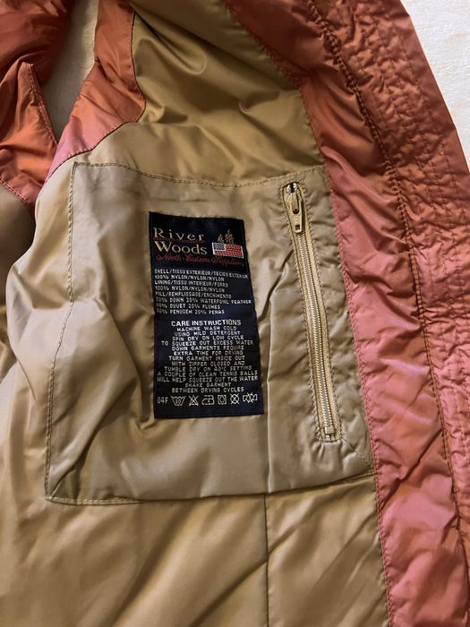 Colete de penas River woods