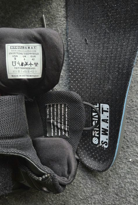 Original SWAT 8" Alpha Fury Black