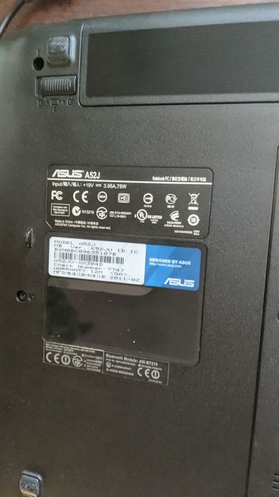 Ноутбук Asus A52J