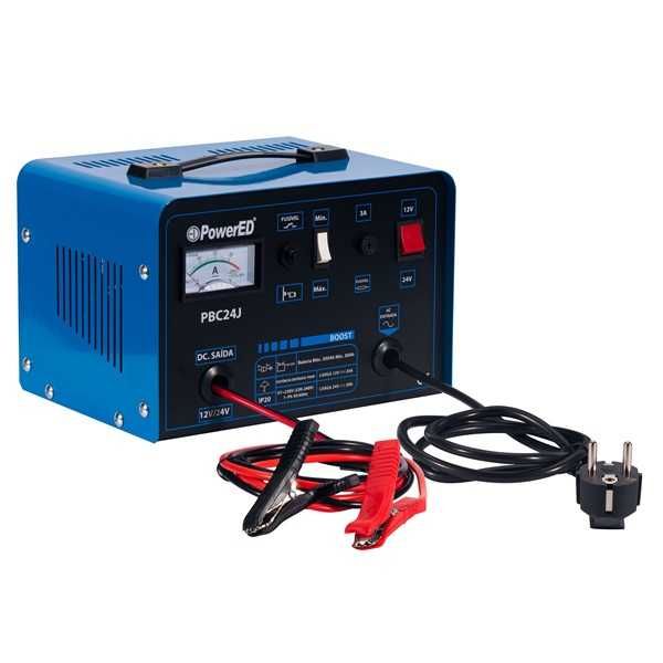 (Com Iva) Carregador de Bateria 12/24V 24A PBC24J POWERED