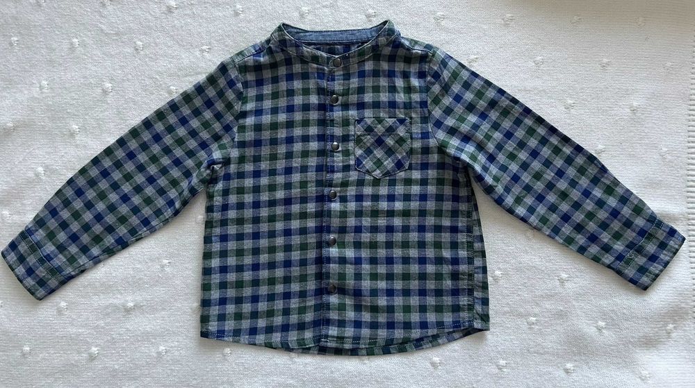 Koszula chłopięca w kratę 18-24M (92)