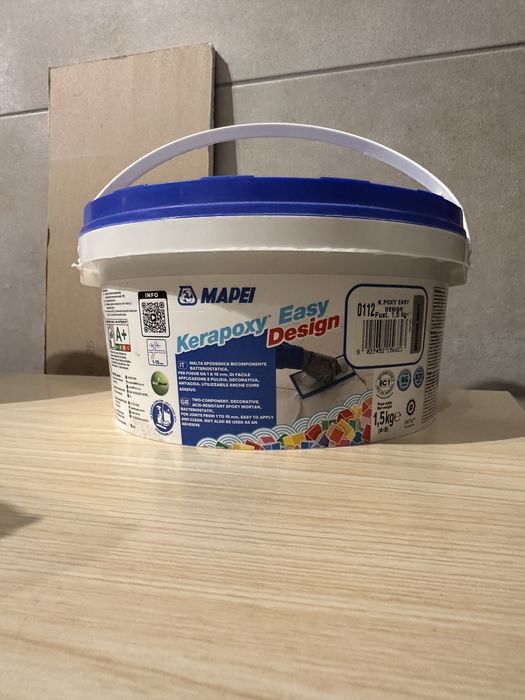 Fuga MAPEI kerapoxy epoksydowa kolor 0112 medium grey