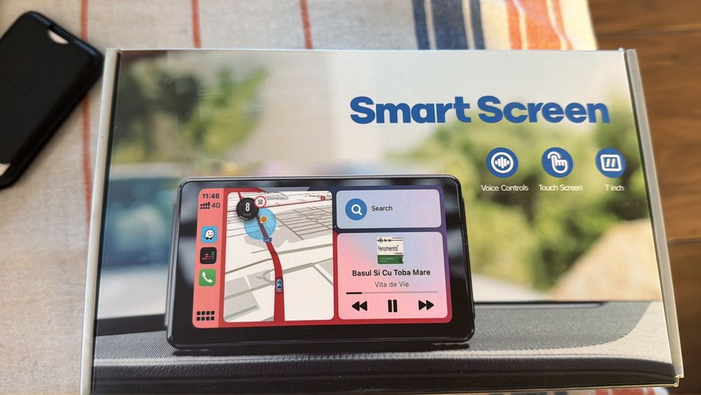 Ekran android auto car play prawie nowy pełen zestaw