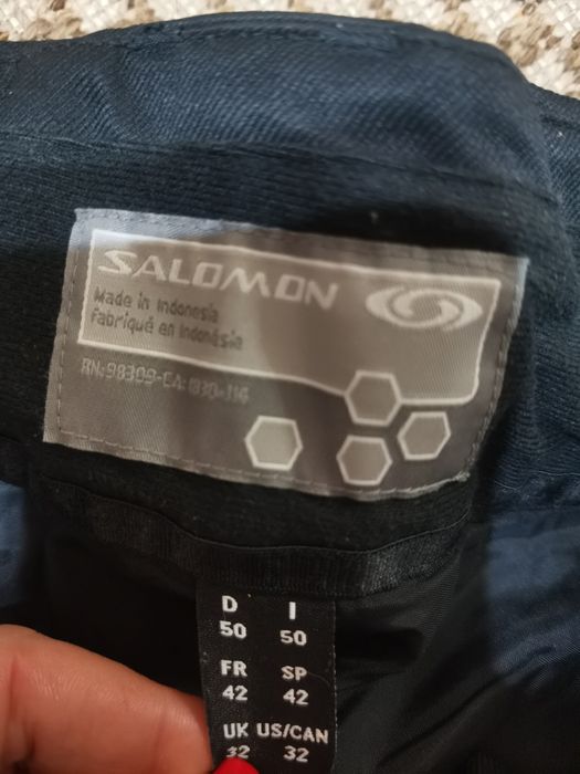 Лижні штани Salomon. Заміри на фото