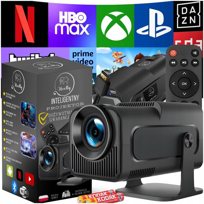 Projektor System Android SMART TV - dostęp do aplikacji z Google Play