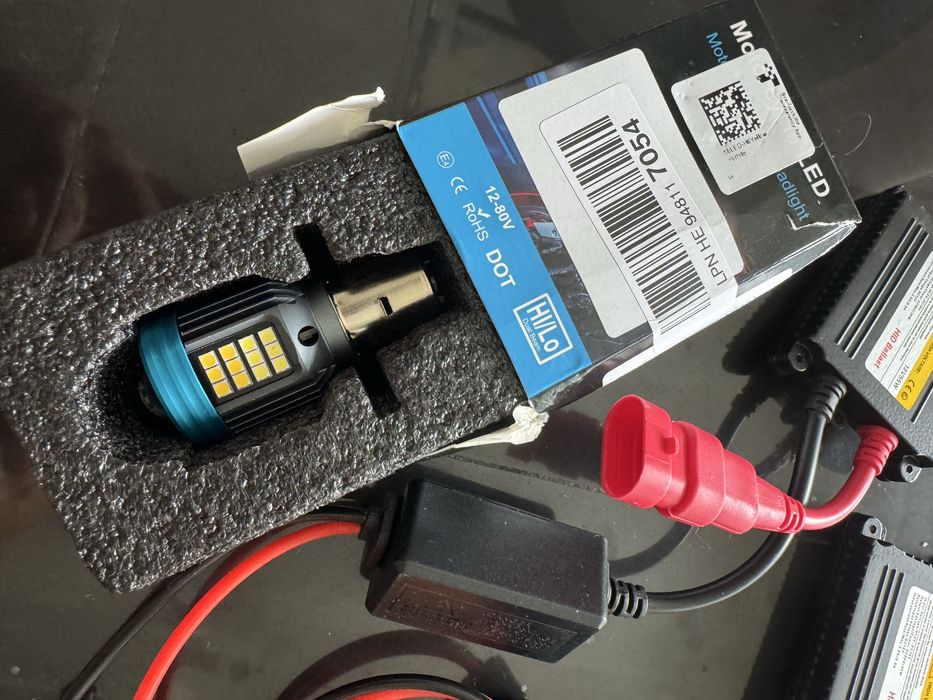Kit de iluminação HID/LED para carro ou moto (12V) - NOVO