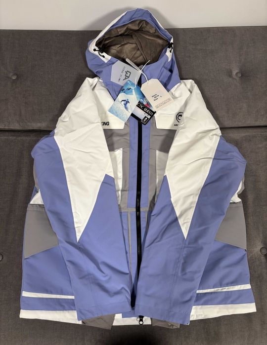 Dwuczęściowy strój snowboardowy, kurtka+spodnie, szerokie, młodzieżowe