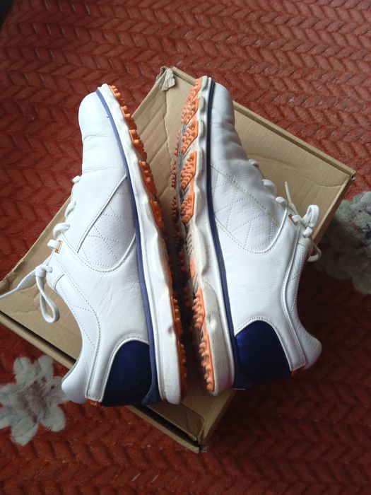 Кожаные мужские кроссовки