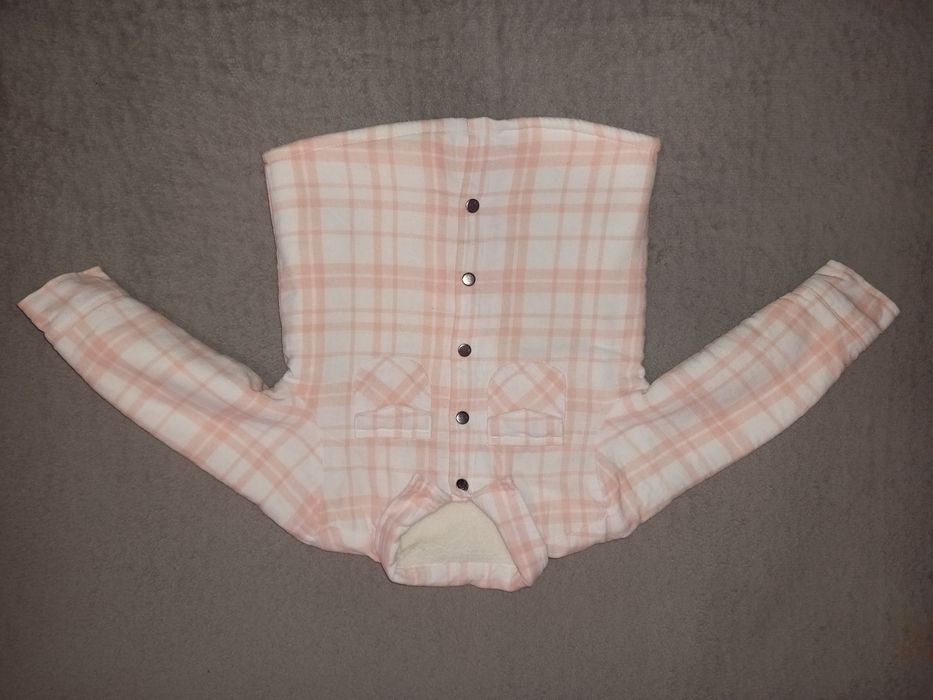 Тёплая рубашка 80-86 см