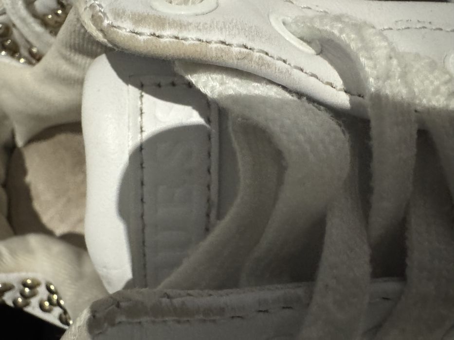 Guess  sneakersy trampki skora biale beż 38