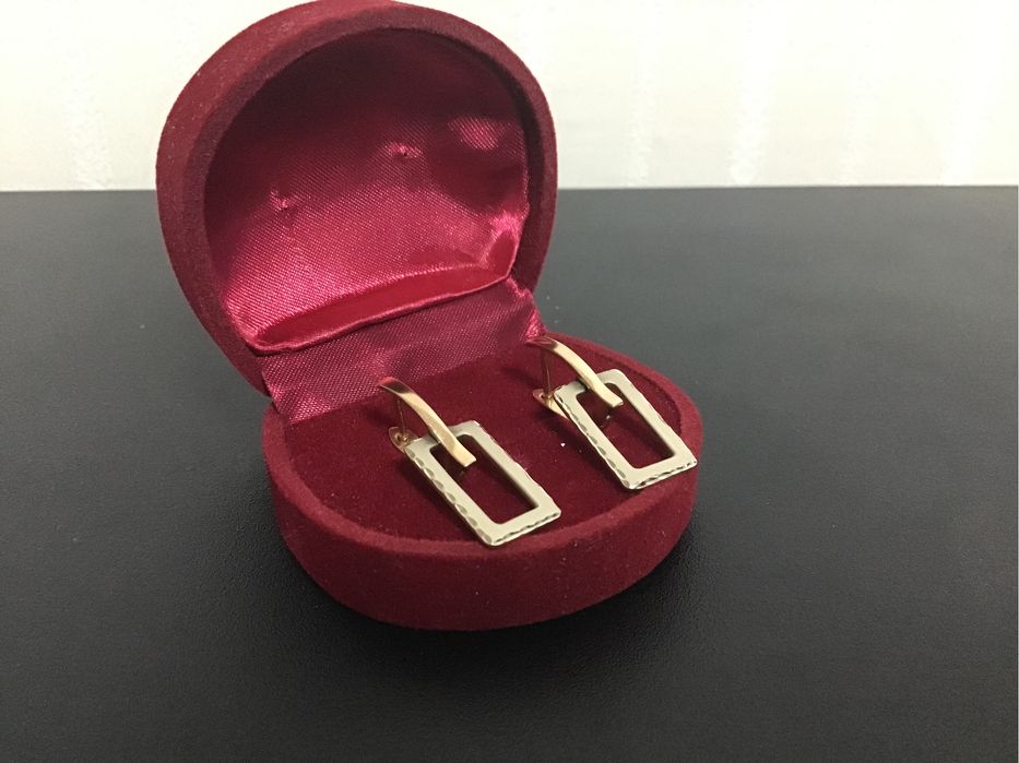 Серьги золото 585 пробы