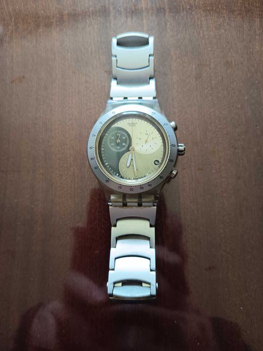 Relógio de Coleção - Swatch Irony Diaphane Tryng Trang