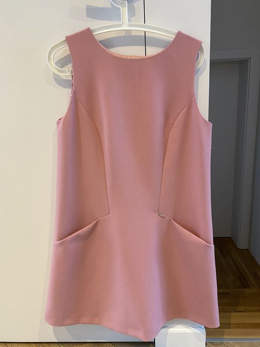 Elegancka sukienka SIMPLE r.42 różowa pudrowy róż