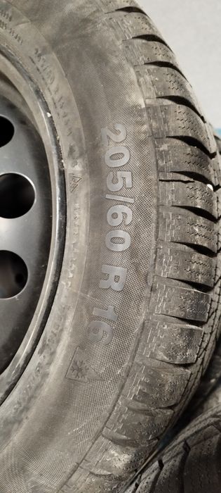 Koła zimowe dwa komplety 205/60/16, 108x5, 65,1