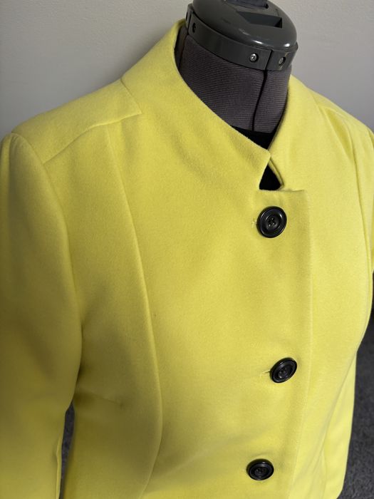 M&S płaszcz żółty cytrynowy limonka 38 40