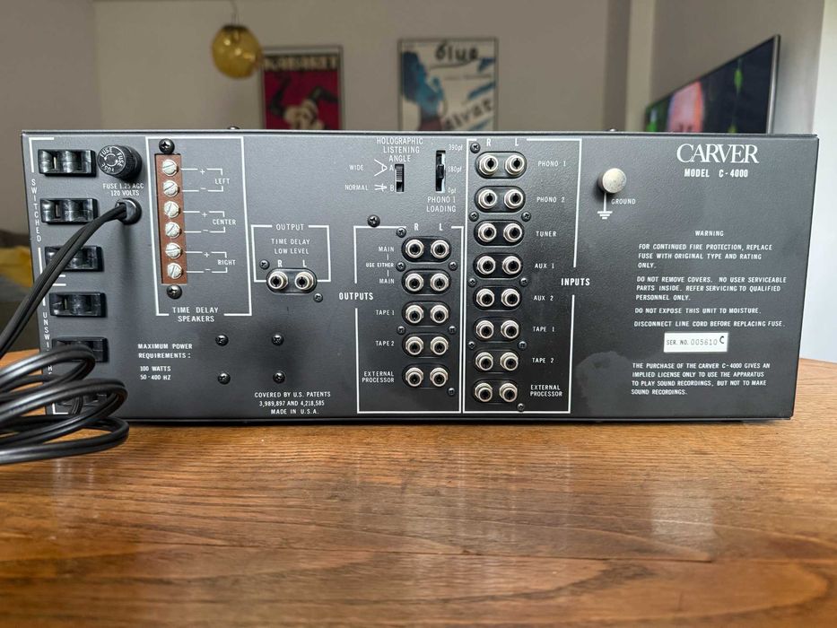 High Fidelity Control Console CARVER Model C-4000