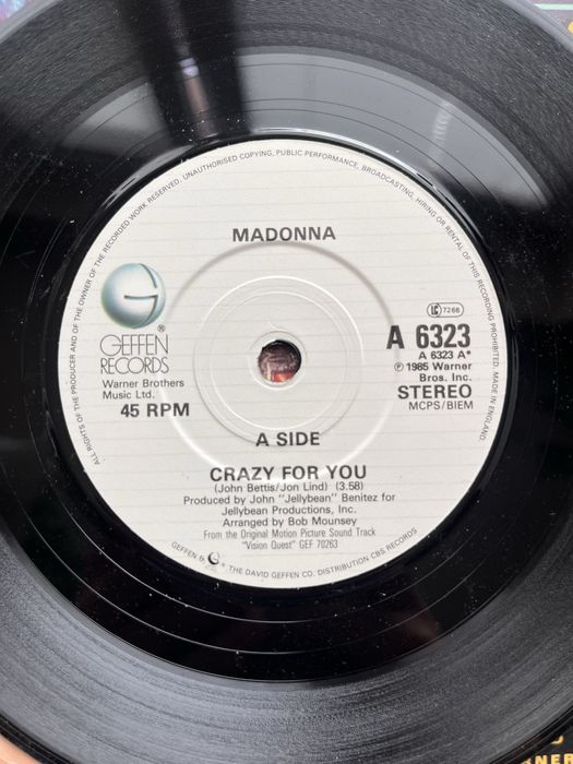 Płyta winylowa Madonna Crazy For You LP