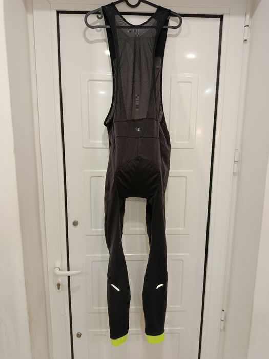 Calças justas com alças ciclismo de inverno  XL