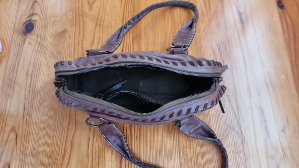 Mala em Pele Massimo Dutti