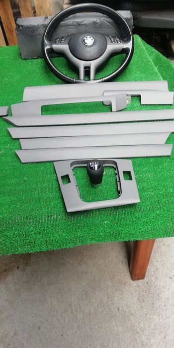 Pack E46 Completo Volante Frisos e moca de velocidades Tudo Como novo