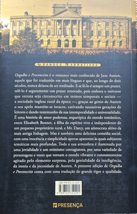 Orgulho e Preconceito de Jane Austen