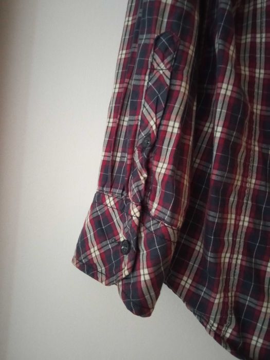 Koszula w kratę z długim rękawem jesienna drwal casual Reserved S M