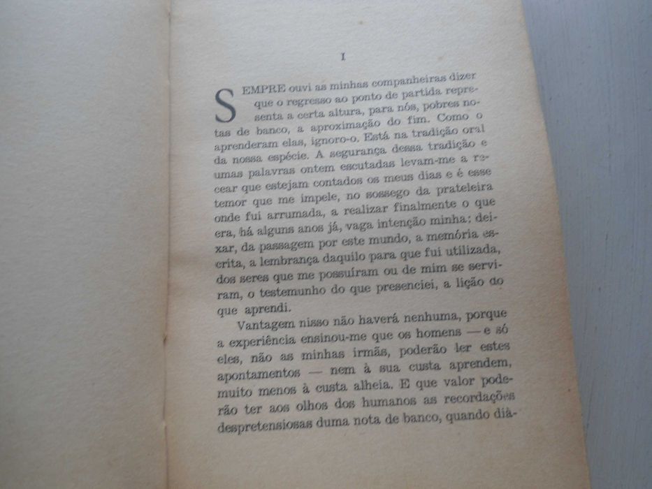 Memórias duma nota de banco de joaquim Paço d'Arcos