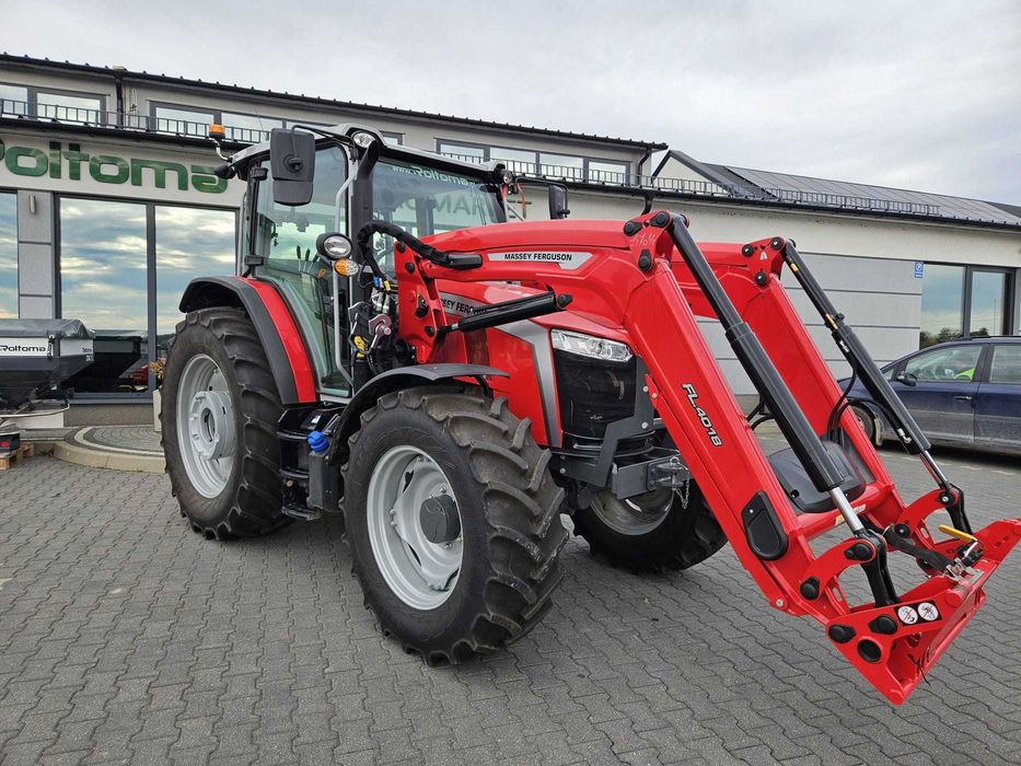 Massey Ferguson 5M.95 maszyna DEMO 95KM + oryginalny ładowacz FL4018 [jak nowa!!!] John Deere