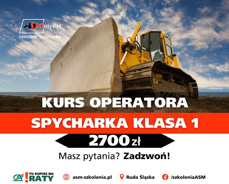 23.02.26 - Kurs na operator Spycharki, spych klasa 1 szkolenie