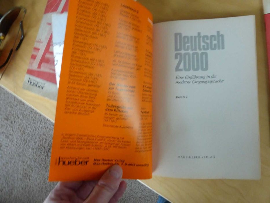Deutsch 2000 band 2 + Arbeitsbuch + Glossar Deutsch-Polnisch 3 książki