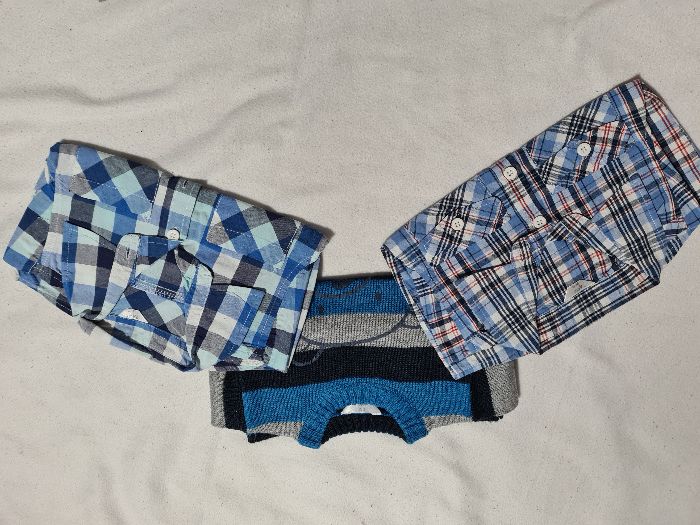 Sweterek, koszule dla chłopca w roz 74 Pepko