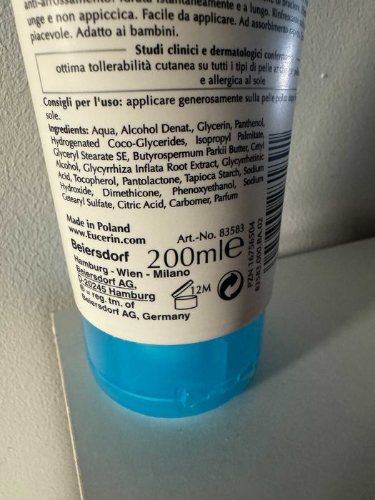 Eucerin Sensitive Relief  żel-krem po opalaniu