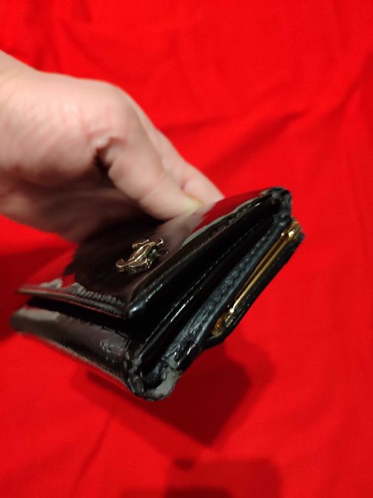 Женский  кошелёк, лаковая кожа "CHANEL" , "Шанель " б у