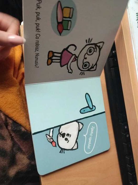 książka Kicia Kocia i Nunuś, co robisz?