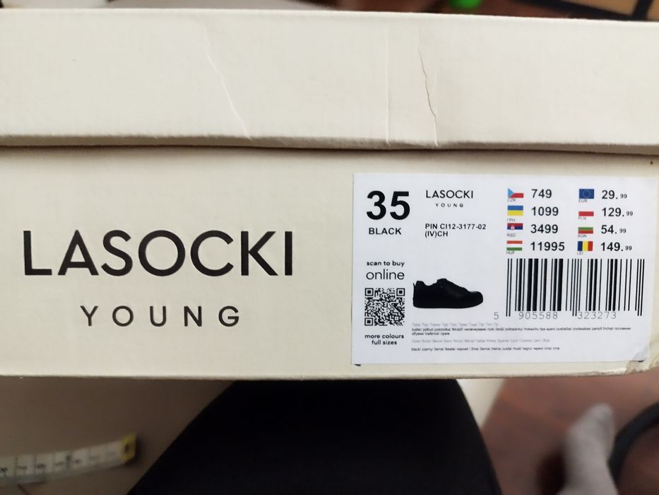 Buty skórzane Lasocki dla chłopca rozmiar 35